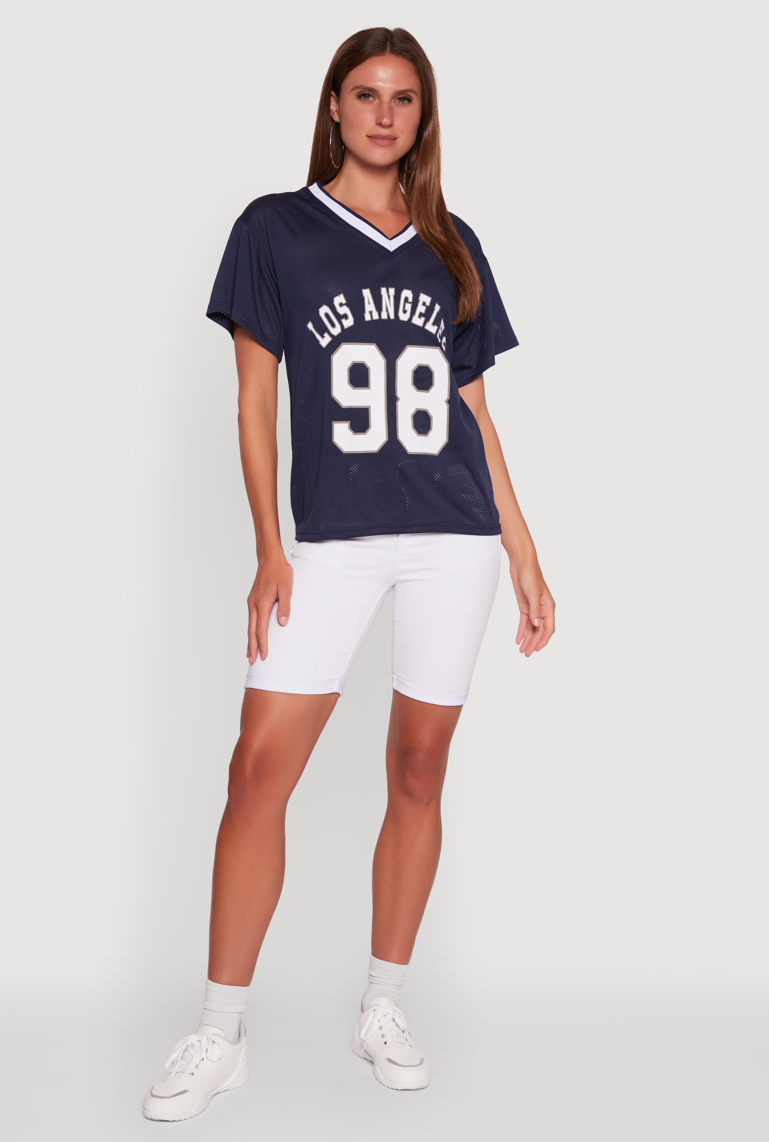 Iris Los Angeles 98 Graphic V-Neck Jersey
