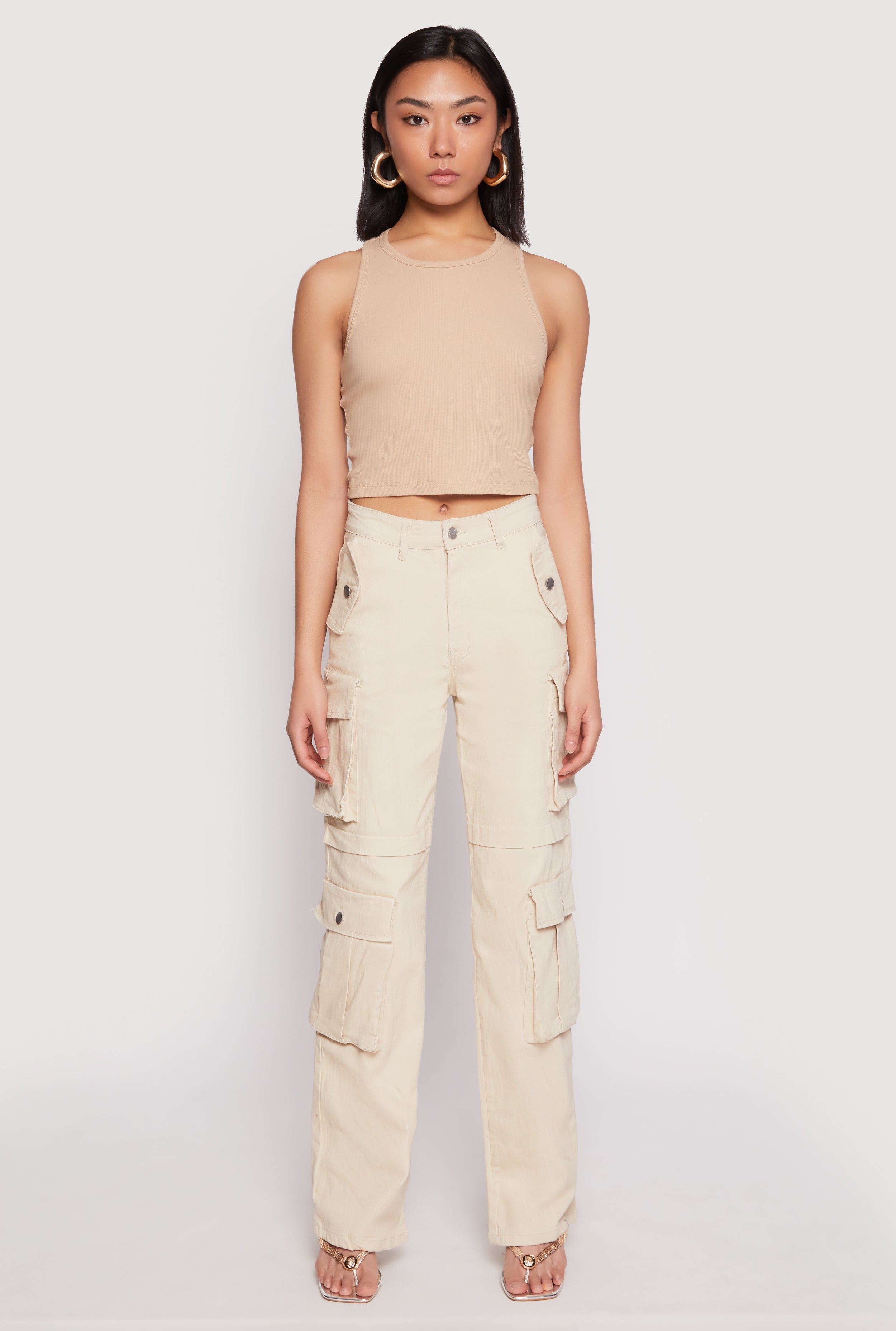 Daisy Four Cargo Pocket Straight Leg Pants