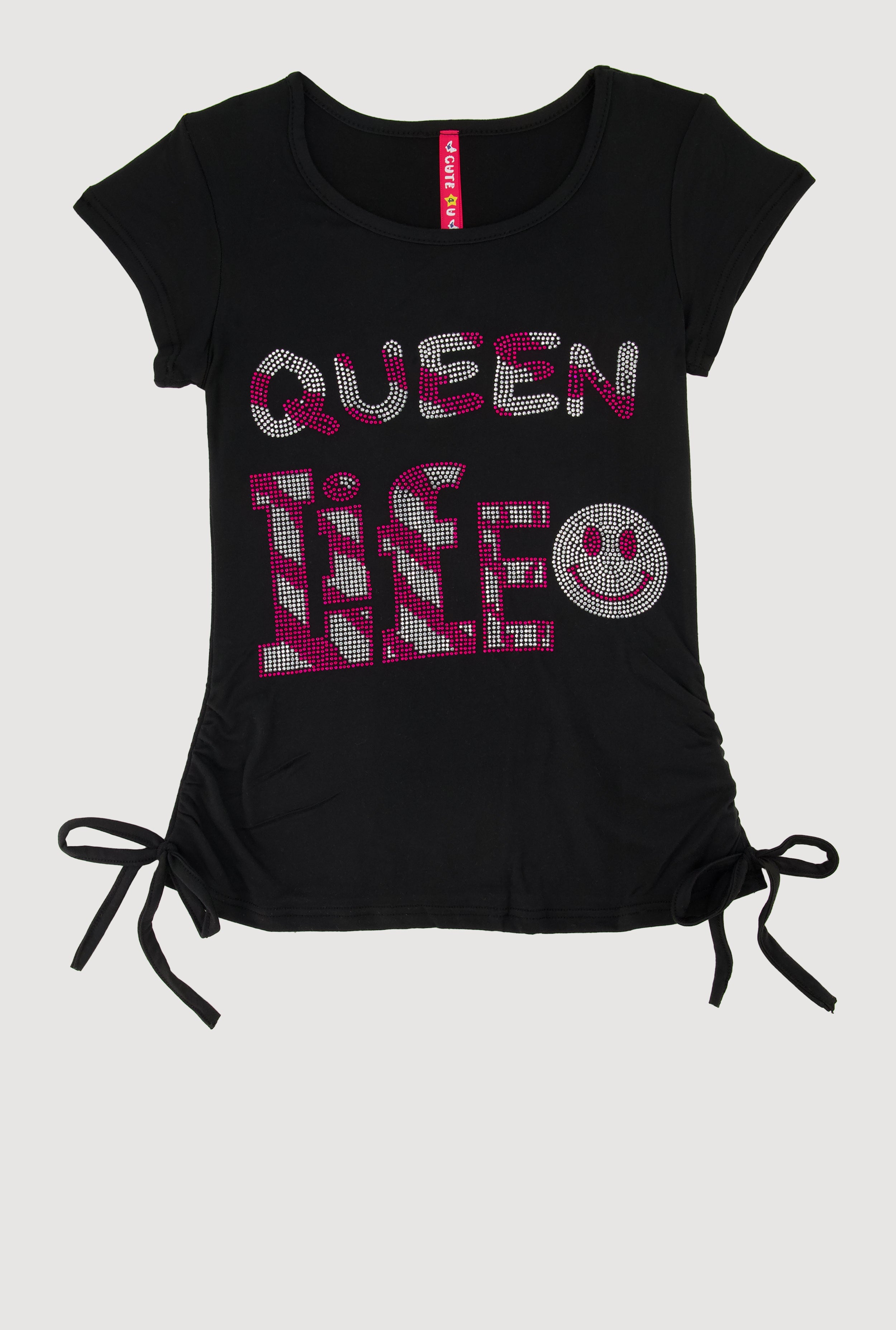 Little Girls Queen Life Graphic T-Shirt
