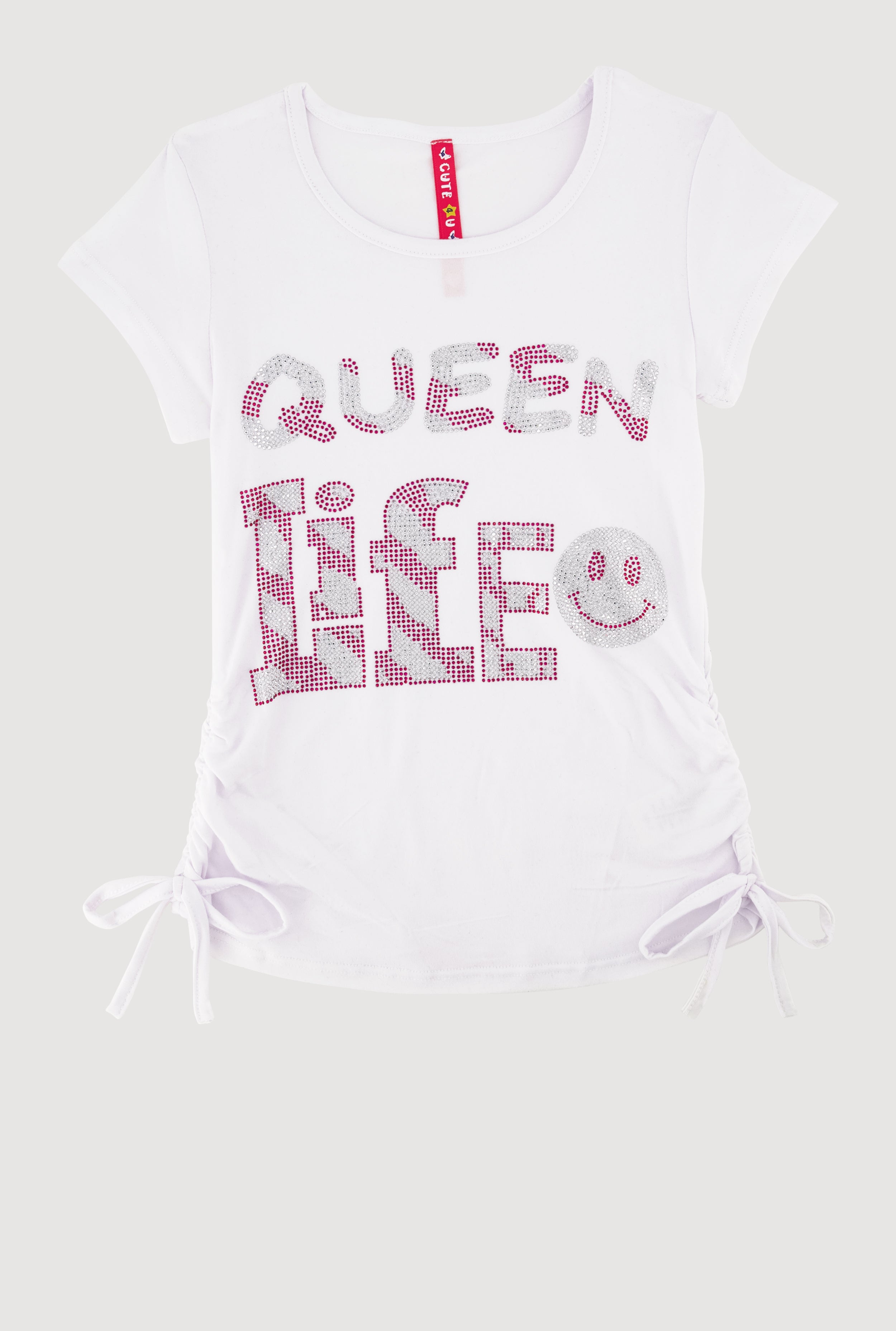 Little Girls Queen Life Graphic T-Shirt