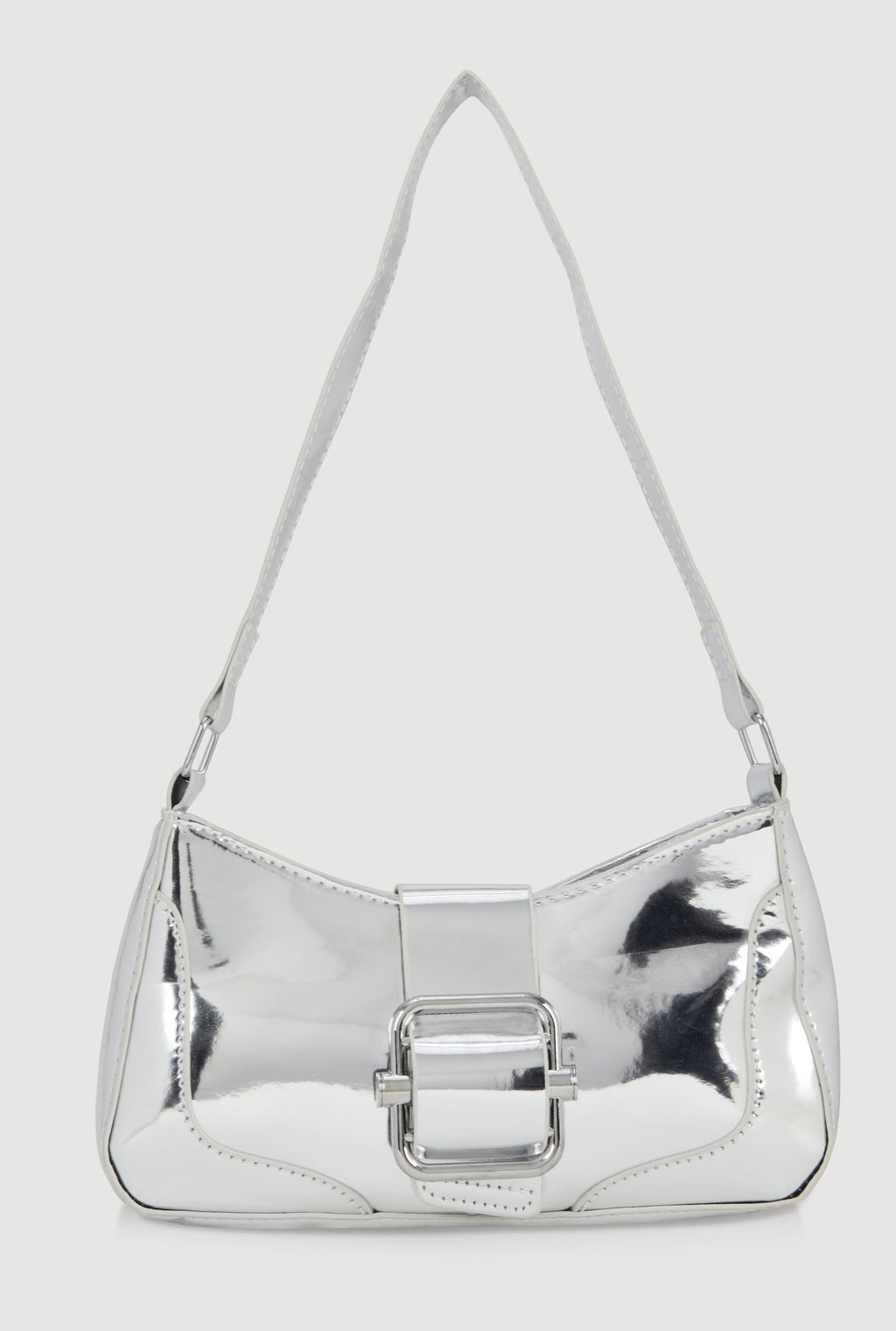 Buckle Detail Shoulder Bag